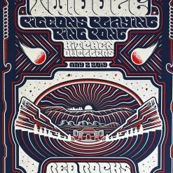 Twiddle - 2019 Chris Gallen Poster Red Rocks Morrison, CO PPPP