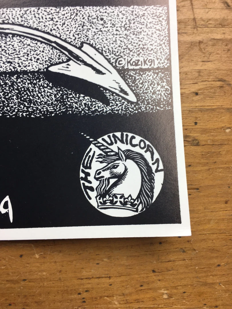 Slayer - 1991 Frank Kozik Poster Houston, TX The Unicorn 8 Slayer - 1991 Frank Kozik Poster Houston, TX The Unicorn