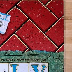 Gig Posters Billy Strings - 2021 Mike Tallman Poster New Orleans, LA 3/24 AP