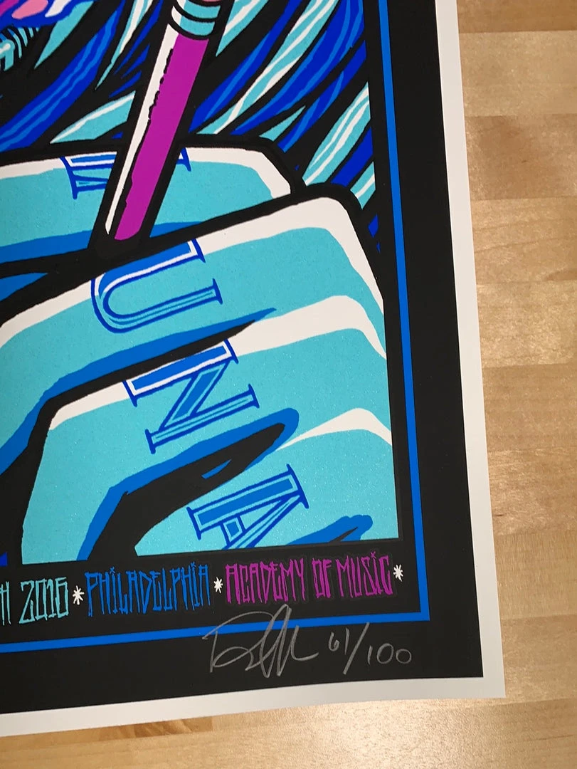 Iggy Pop - 2016 Brad Klausen Poster Philadelphia, PA 7 Iggy Pop - 2016 Brad Klausen Poster Philadelphia, PA