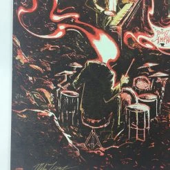 Robert Plant - 2015 Miles Tsang Poster Cary, NC Booth Amphitheater VARIANT