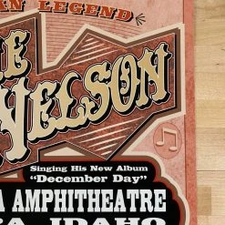 Willie Nelson - 2015 Franks Brothers Poster Nampa, Idaho