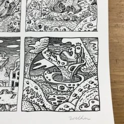 Sentient Factory Line Art - 2016 David Welker Poster, New York, Art Art Prints