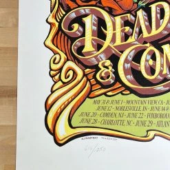 Dead & Company - 2019 AJ Masthay Poster Summer Tour 1250 Gig Posters