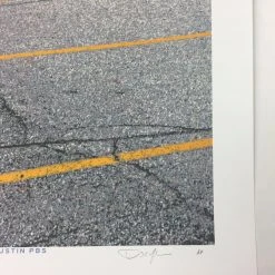 Jason Isbell - 2013 Dan MacAdam Crosshair Poster Austin, TX Moody Theater