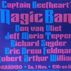 Sold Out Posters Captain Beefheart's Magic Band - 1980 Poster Amsterdam, NED Paradiso