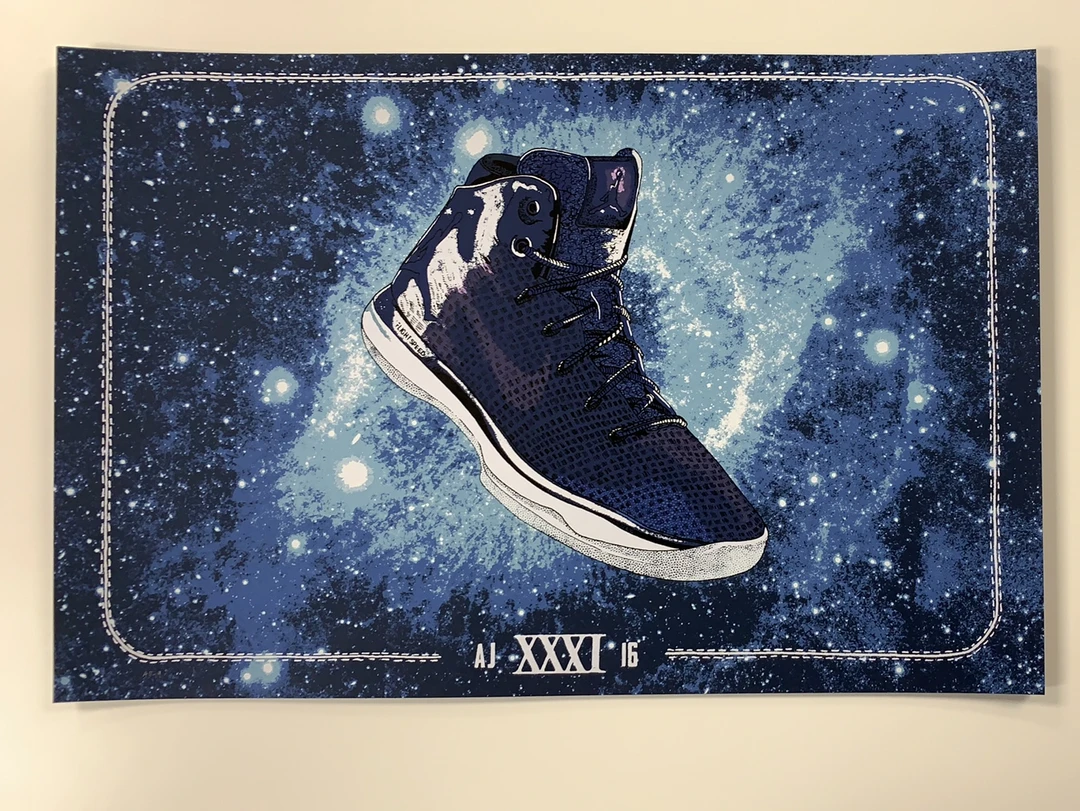 Movie/TV Posters Air Jordan Space Jam 31 - Zissou Tasseff-Elenkoff Poster Nike Art Print 4 Movie/TV Posters Air Jordan Space Jam 31 - Zissou Tasseff-Elenkoff Poster Nike Art Print