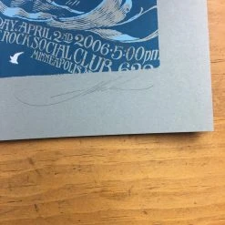 Icollide - 2006 Aaron Horkey Poster Minneapolis, MN Triple Rock Social Club