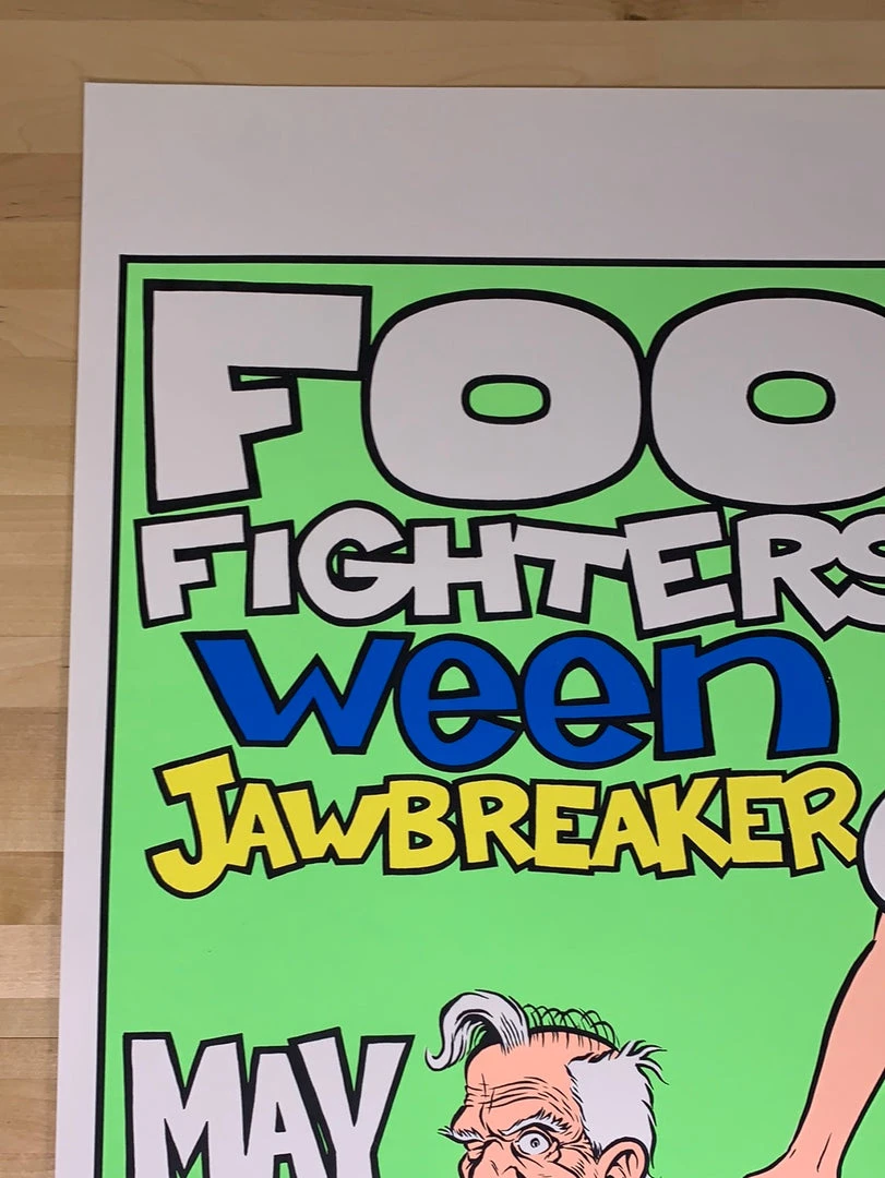 Foo Fighters - 1996 Chris Coop Poster Los Angeles, CA The Palladium Gig Posters 5 Foo Fighters - 1996 Chris Coop Poster Los Angeles, CA The Palladium Gig Posters