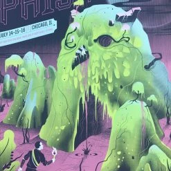 Phish - 2017 Delicious Design League Poster Chicago, IL Northerly Island