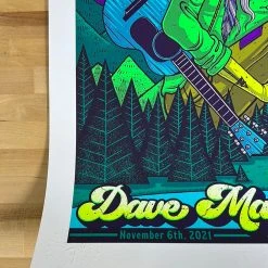 Gig Posters Dave Matthews Band - 2021 Jim Mazza Poster Grand Rapids, MI