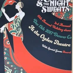 Sold Out Posters Nathaniel Rateliff & The Night Sweats - 2017 Poster Denver, CO 12/15 Colorado