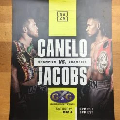 Sold Out Posters Boxing - 2019 Poster Canelo Vs Jacobs