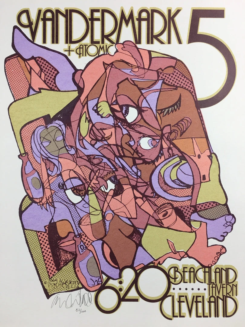 Vandermark 5 - 2004 Andrew Todd Poster Cleveland, OH Beachland Ballroom 3 Vandermark 5 - 2004 Andrew Todd Poster Cleveland, OH Beachland Ballroom