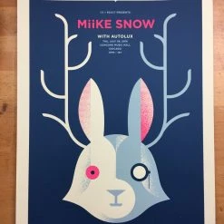 Miike Snow - 2016 Delicious Design League Poster Chicago, IL Concord Music Hall