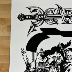 Ames Brothers Gig Posters Pearl Jam - 2014 Ames Bros Poster St. Paul, MN Xcel Energy Center NIGHT RAID