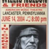 Willie Nelson - 2004 Franks Brothers 6/14 Poster Lancaster, PA