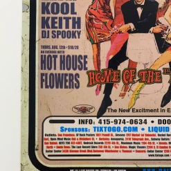 Gig Posters MHP 73 Maritime Hall - 1999 Poster August Ron Donovan San Fran 1st