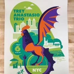 Gig Posters Trey Anastasio - 2018 Tom Whalen Poster New York City, NY 9 Gig Posters Trey Anastasio - 2018 Tom Whalen Poster New York City, NY
