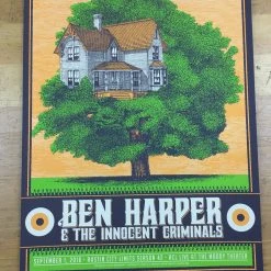 Ben Harper - 2016 Status Serigraph Austin, TX The Moody Theater Gig Posters