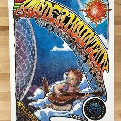 Colorado Yonder Mountain String Band - 2007 Robert Marx Poster The Fillmore Denver, CO 12/31