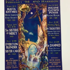 Kevin Haapala Gig Posters MHP 43 Insane Clown Posse - 1998 Poster Maritime Hall San Fran 1st