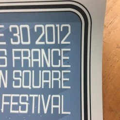 Pearl Jam - 2012 Greg Simkins Poster Craola Arras, France Main Square Festival Gig Posters