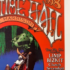 Dave Huckins MHP 44 March - 1998 Poster Maritime Hall San Fran 1st 11 Dave Huckins MHP 44 March - 1998 Poster Maritime Hall San Fran 1st