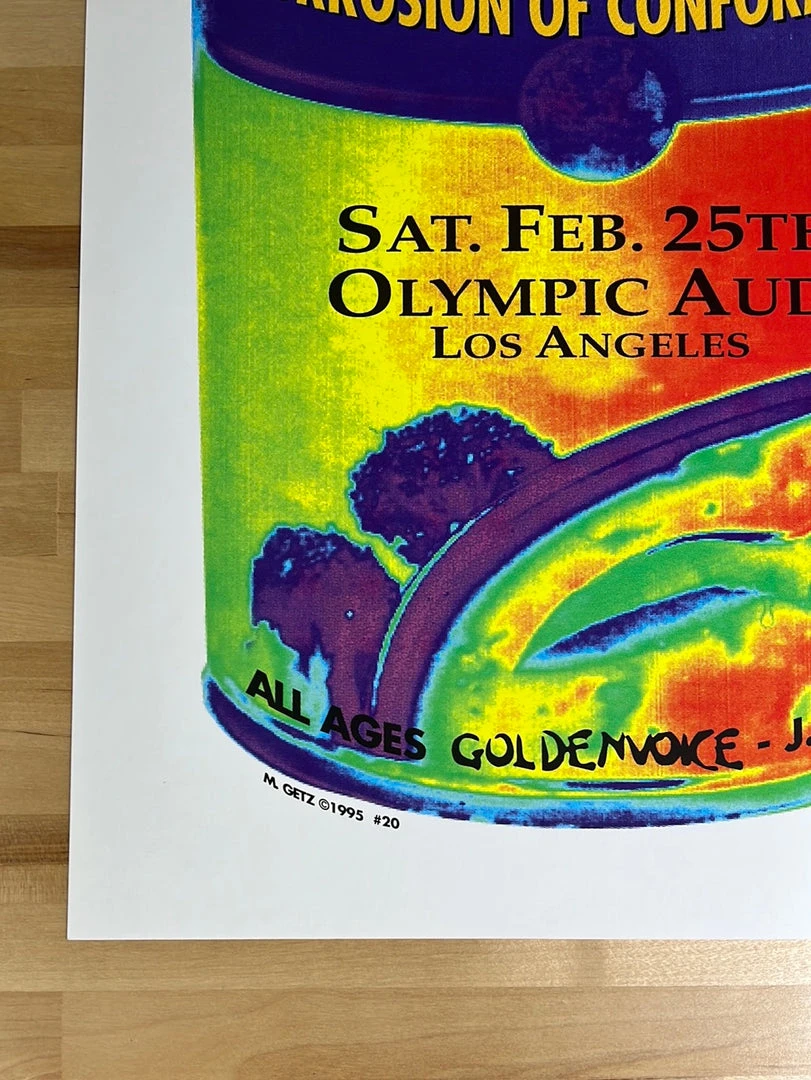 Megadeth - 1995 Matt Getz Poster Los Angeles, CA Del Mar Gig Posters 8 Megadeth - 1995 Matt Getz Poster Los Angeles, CA Del Mar Gig Posters