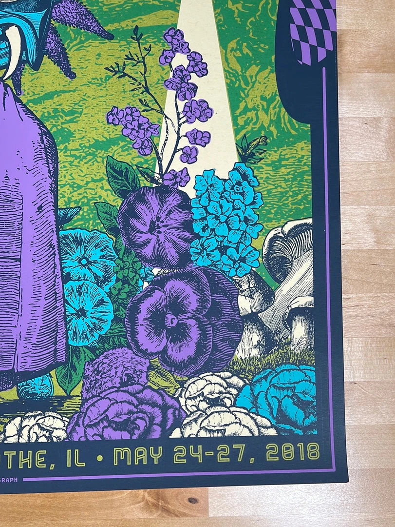 Umphrey's McGee - 2018 Status Serigraph Poster Summer Camp Festival Gig Posters 7 Umphrey's McGee - 2018 Status Serigraph Poster Summer Camp Festival Gig Posters