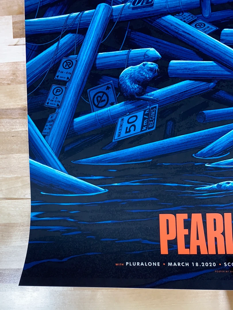 Pearl Jam - 2020 Justin Erickson Poster Toronto, ONT Scotiabank 8 Pearl Jam - 2020 Justin Erickson Poster Toronto, ONT Scotiabank