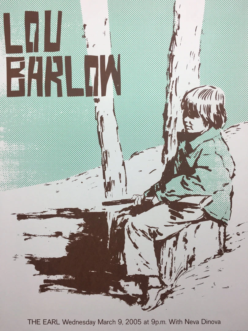 Gig Posters Lou Barlow - 2005 Methane Studios Poster Atlanta, GA Variety Playhouse 3 Gig Posters Lou Barlow - 2005 Methane Studios Poster Atlanta, GA Variety Playhouse