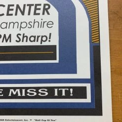 Bob Dylan - 2004 Geoff Gans Poster New Hampshire Whitemore Center 12 Bob Dylan - 2004 Geoff Gans Poster New Hampshire Whitemore Center