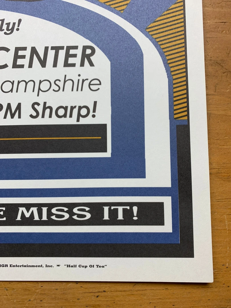 Bob Dylan - 2004 Geoff Gans Poster New Hampshire Whitemore Center 7 Bob Dylan - 2004 Geoff Gans Poster New Hampshire Whitemore Center