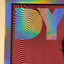 Bob Dylan - 2020 Carl Glover Poster Art Print Rainbow FOIL 420 Posters