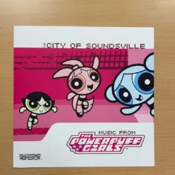 Sold Out Posters Gig Posters The Powerpuff Girls - 2001 Original Vinyl Poster Insert 12x12 Record Art