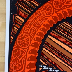 Colorado Widespread Panic - 2008 Jeff Wood Poster Red Rocks Morrison, CO