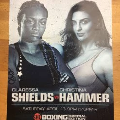 Sold Out Posters Boxing - 2019 Poster Shields Vs Hammer