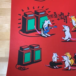 Pied Piper - 2020 Jim Pollock Poster Relix Red Edition Gig Posters