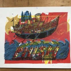 Original Artwork Phish - 2009 Dan Grzeca Poster Cincinnati, OH US Bank Arena TEST