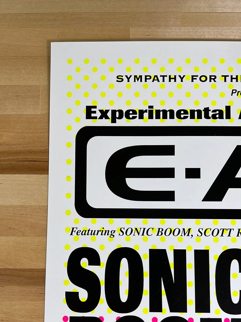 E.A.R. - 1996 Seaside Printing Poster Sonic Boom Hollywood, CA Gig Posters 5 E.A.R. - 1996 Seaside Printing Poster Sonic Boom Hollywood, CA Gig Posters