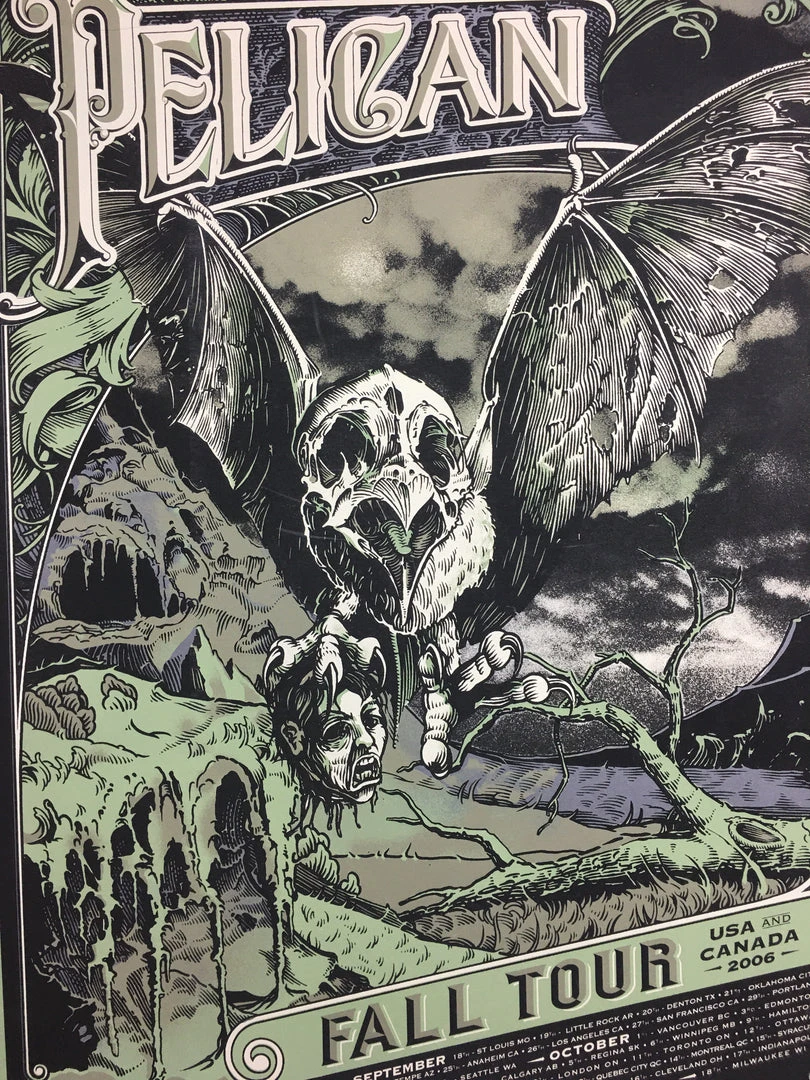 Pelican - 2006 Burlesque Of North America Poster Multiple Venues 3 Pelican - 2006 Burlesque Of North America Poster Multiple Venues