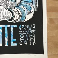 Jack White - 2022 Jay Ryan Poster Cincinnati, OH Watercolor