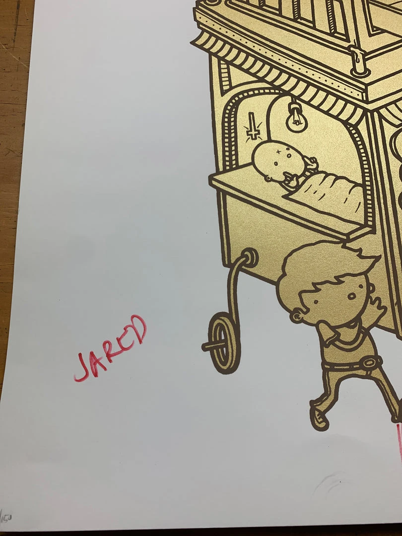 Melvins - 2007 Budai Poster St. Louis, MO Pop's Band Signed Gig Posters 6 Melvins - 2007 Budai Poster St. Louis, MO Pop's Band Signed Gig Posters