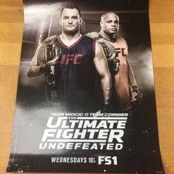 Sold Out Posters UFC Undefeated Poster Team Miocic Vs Team Cormier