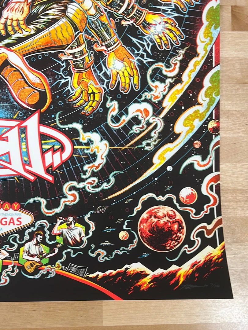 311 - 2022 Miles Tsang Poster Las Vegas, NV S/N Gig Posters 7 311 - 2022 Miles Tsang Poster Las Vegas, NV S/N Gig Posters