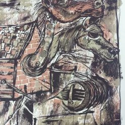 Besnard Lakes, Handsome Furs - 2007 Dan Grzeca Poster Chicago, IL Schubas