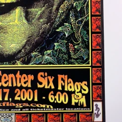 Gig Posters Poison - 2001 FGX Studio Poster Darien Center, NY