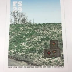 Flatstock 29 - 2011 Dan MacAdam Crosshair Poster Austin, TX Austin Convention Ce Gig Posters