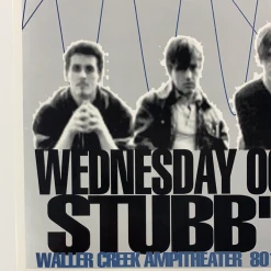 Travis - 2001 Jared Connor Poster Austin, TX Stub's BBQ